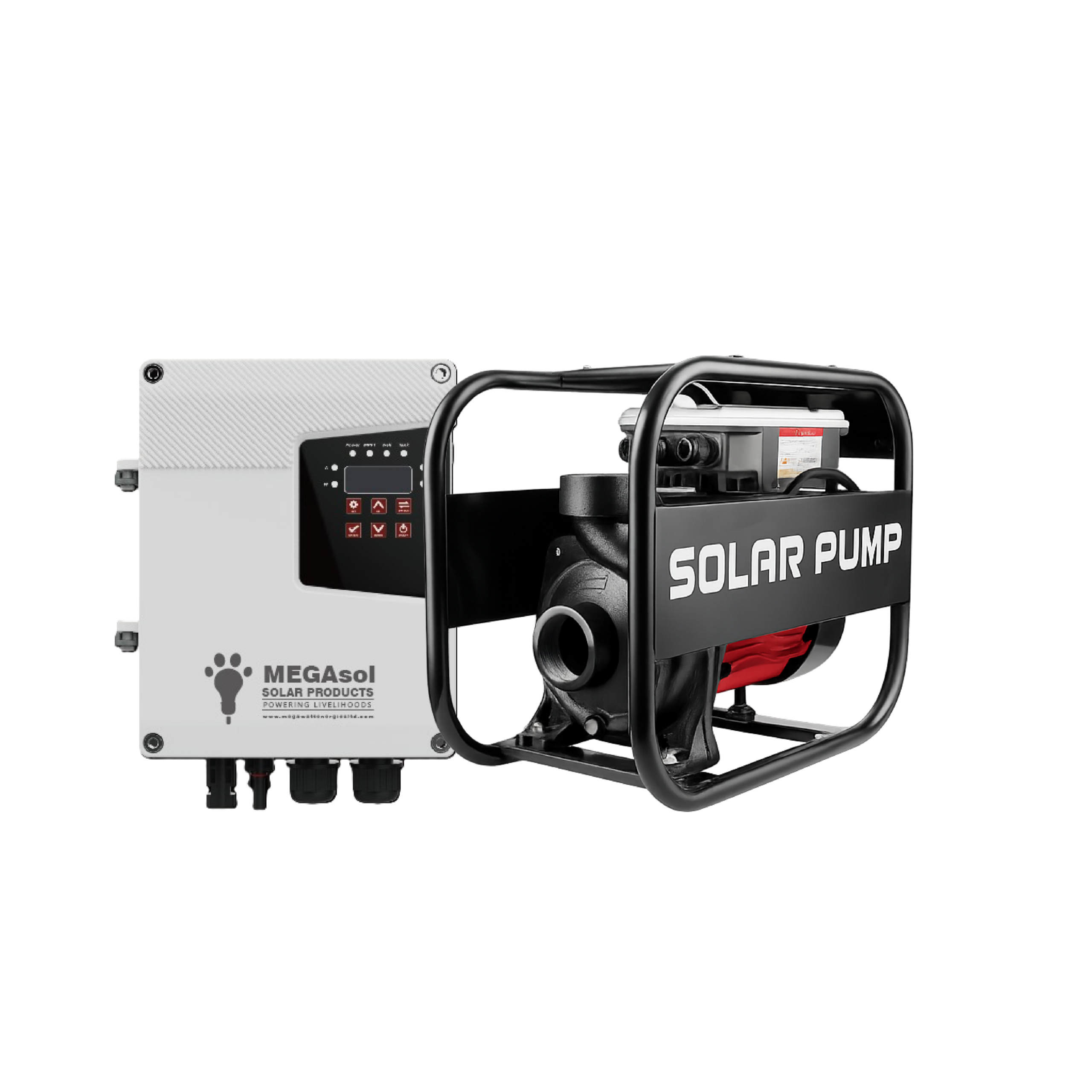 surface pump MEGAsol SSHF26-15 1100W Solar Surface Pump 15m Head 26m³/h - Image 1